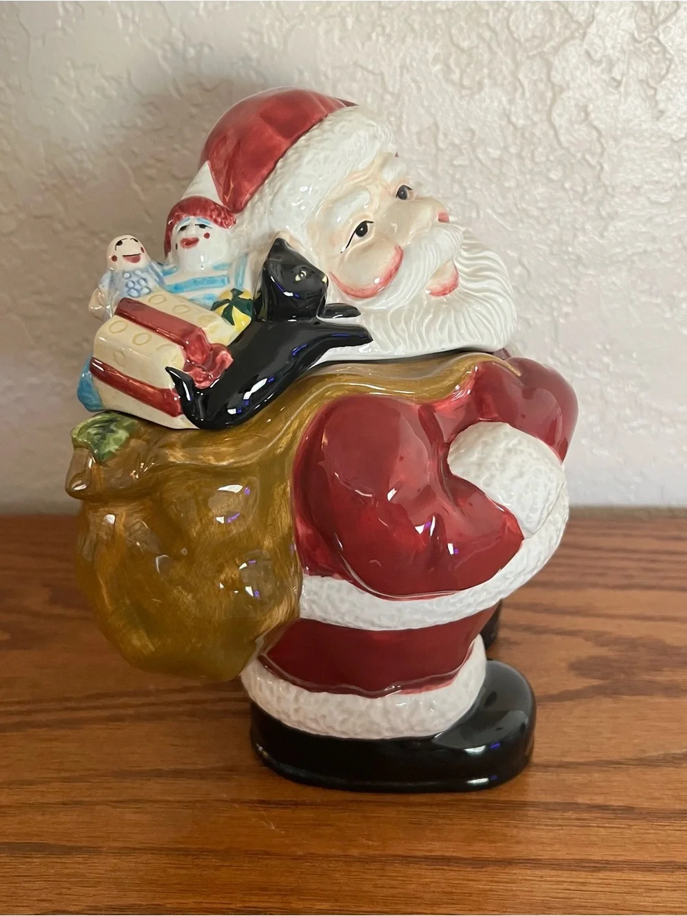 Vintage American Atelier Santa Cookie Jar (Style#5052)
